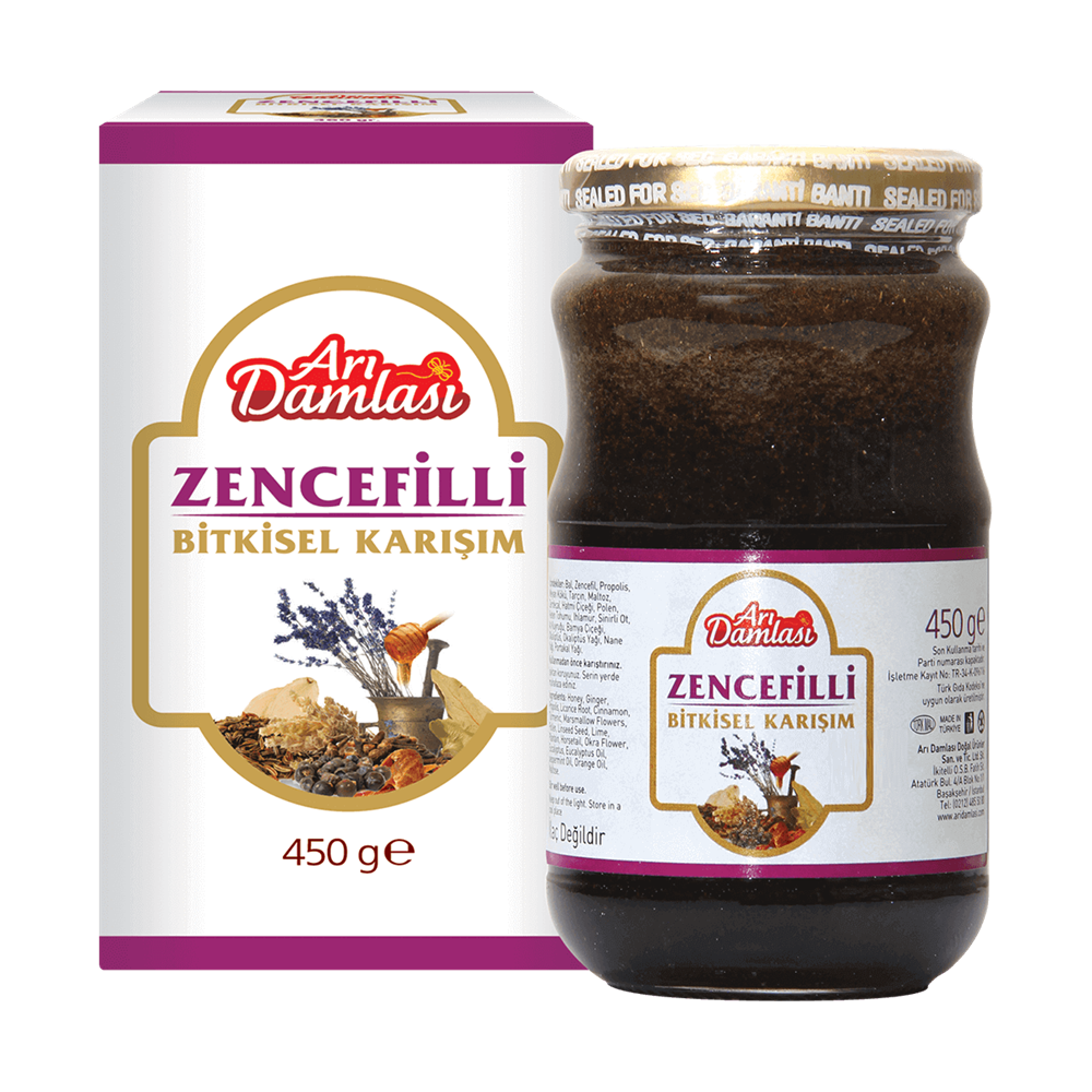 Zencefil Ekstraktlı Bitkisel Karışım 450 g