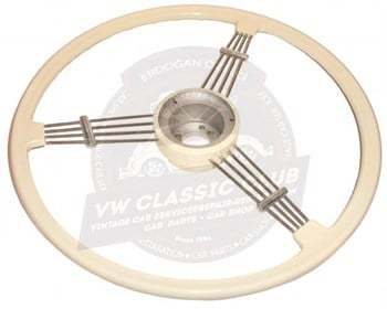 Flat4 GT Ivory Rim Steering Wheel