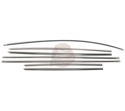 Wolfsburgwest 7 Piece Trim Set Stainless Steel Wide Type