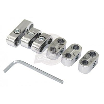 Empi Spark Plug Holder Pair Chrome