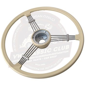 Flat4 GT Ivory Rim Steering Wheel