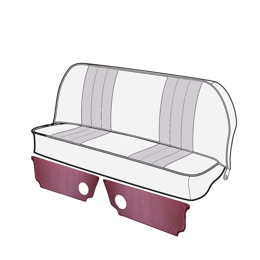 Rear Kick Panel Set Burgandy (1200-1300-1302-1303)