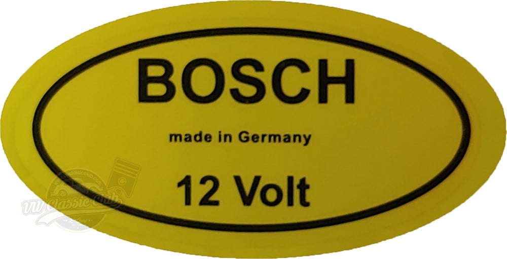 6 Volt Sticker (etiket)