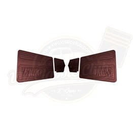 Cabrio Door Panel Set Double Pocket Claret-Red (1300-1302-1303)