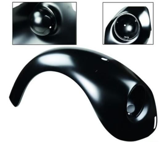 Front Right Wing Perforated Vertically