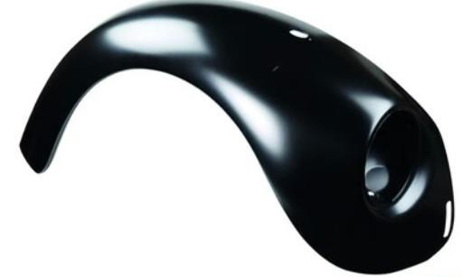 Front Right Wing Perforated Vertically