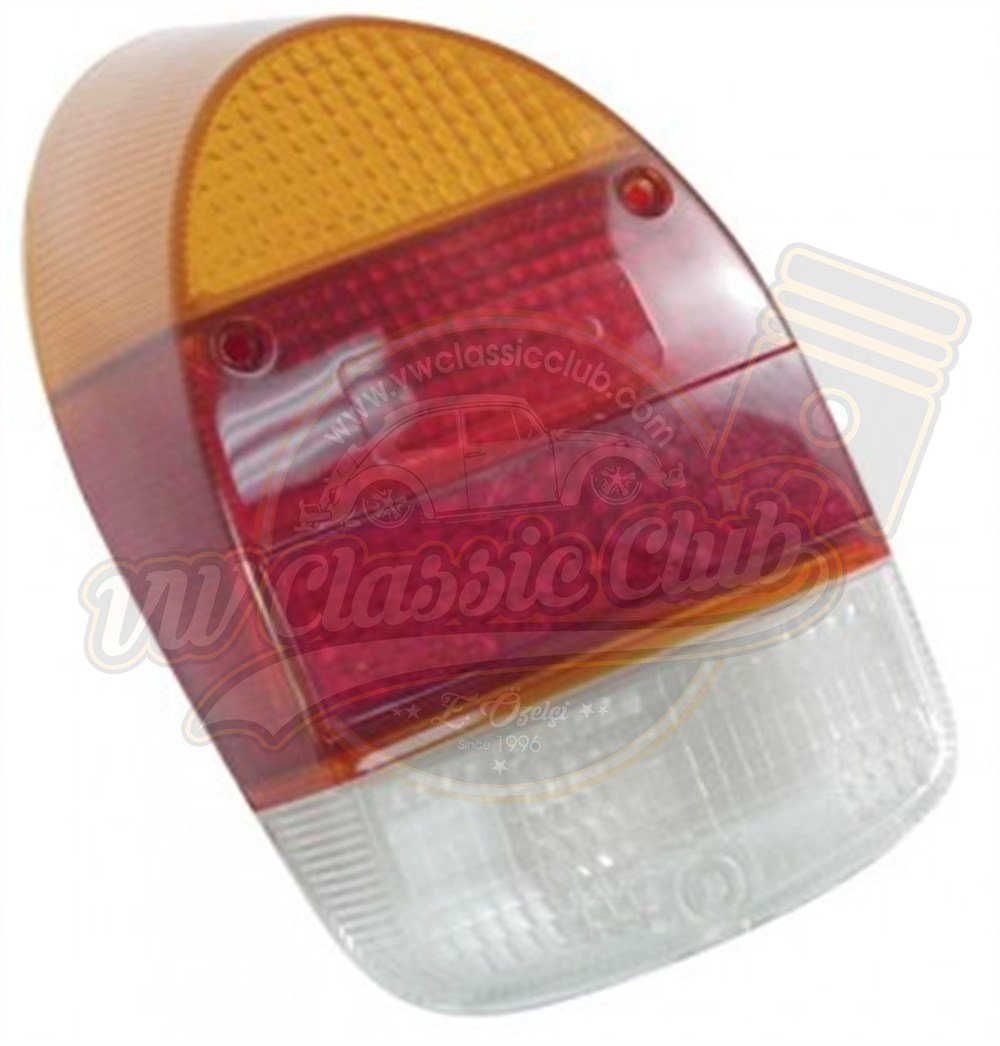 Complete Rear Light - Yellow & Red Lens
