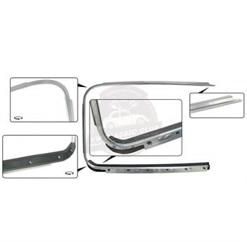 Jopex Outer Window Trim with Scraper - Right