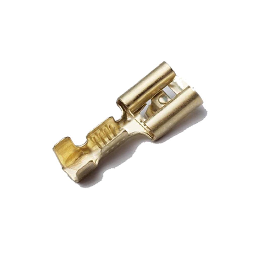 Female Cable End Plug Terminal DF-2T (10 Pieces) (1100-1200-1300-1302-1303-T1-T2-Karmann Ghia-Variant)