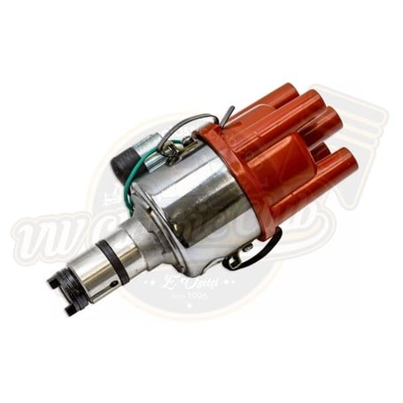 Distributor With Vacuum Advance, Chrome