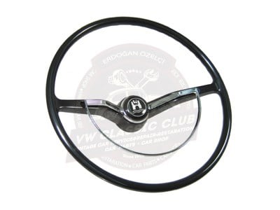 Steering Wheel Complete Black