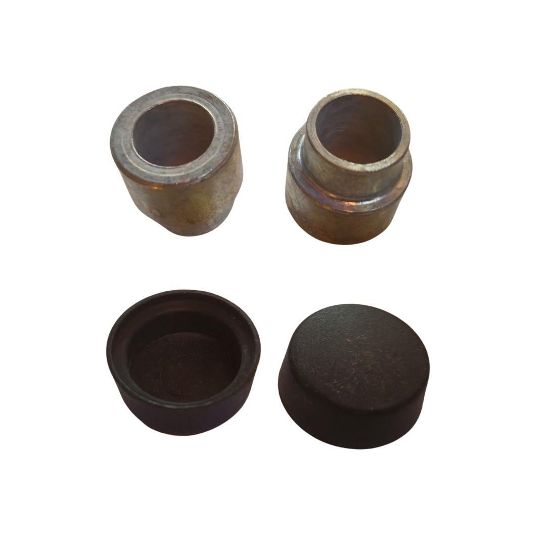 Front Seat Belt 3 Point Inertia with Chrome Buckle and Red Webbing