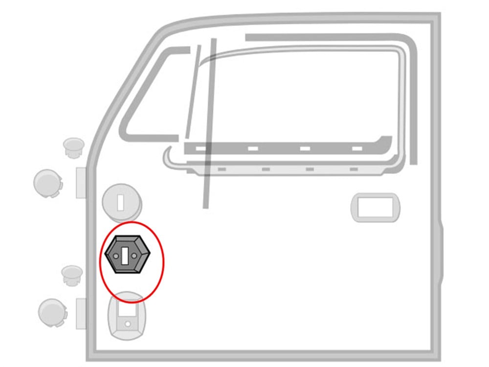 Door Check Strap Seal - Pair