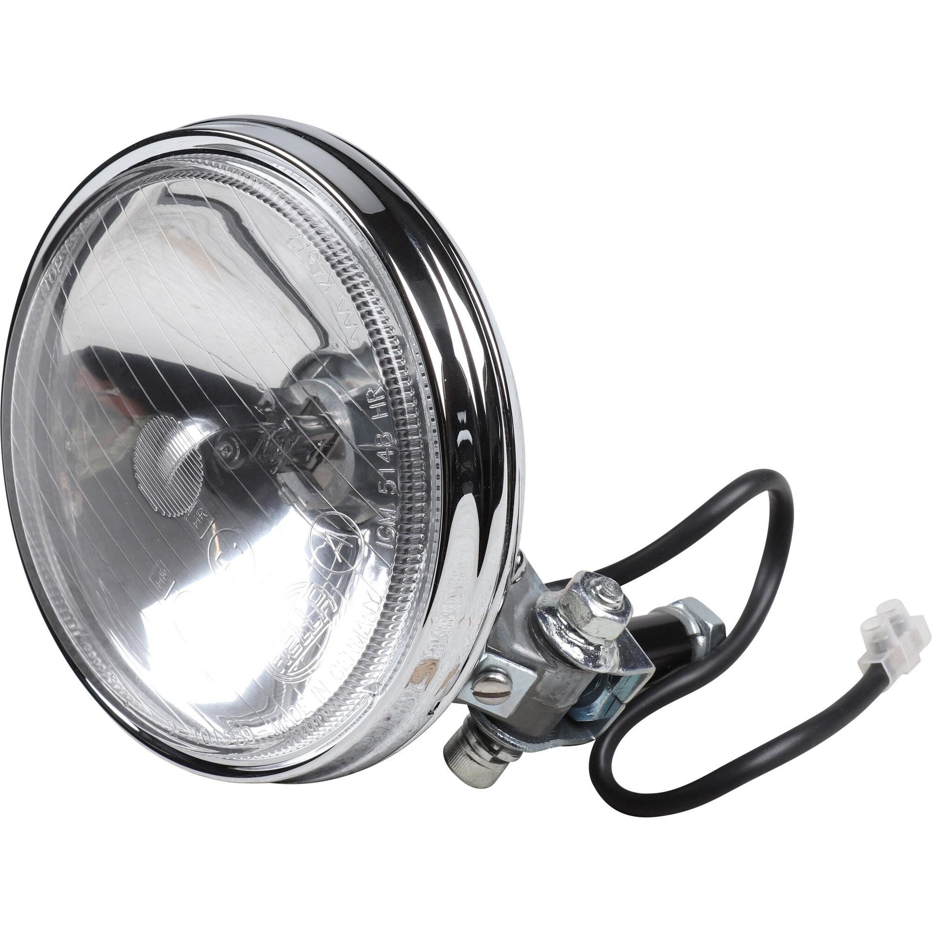 Spotlight With Chrome, Long Headlight 118 Style 1695100602 - 90163112101  | Volkswagen Beetle Spare Parts