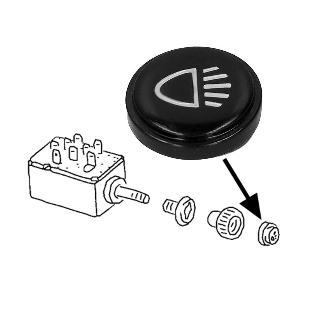 Headlight Switch Cap for Metal Dashboard (1200-1300-1302-1303)