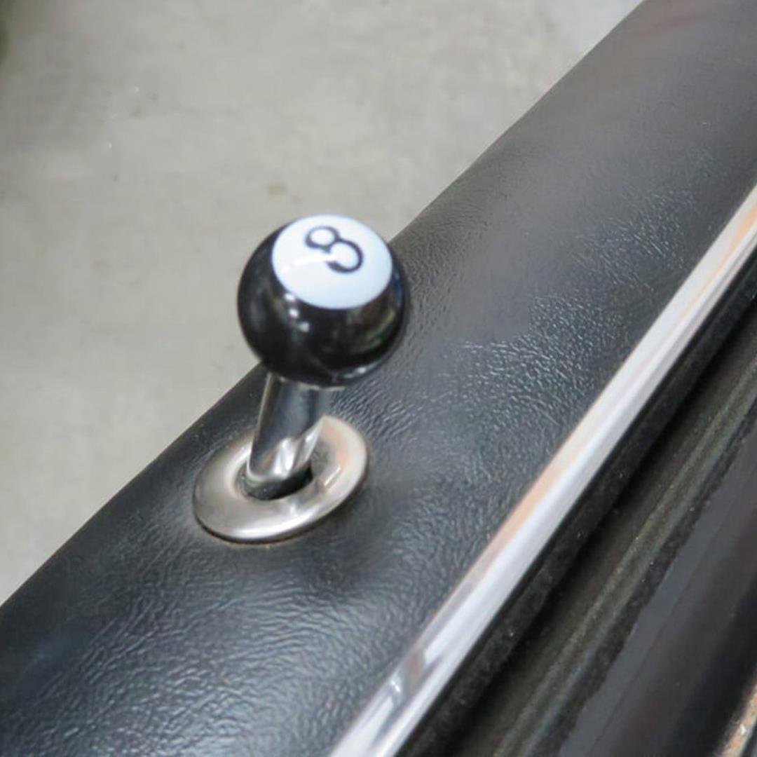 Door Lock Pull Knob Pair 8 Ball (1300-1302-1303-T2-Karmann-Variant)