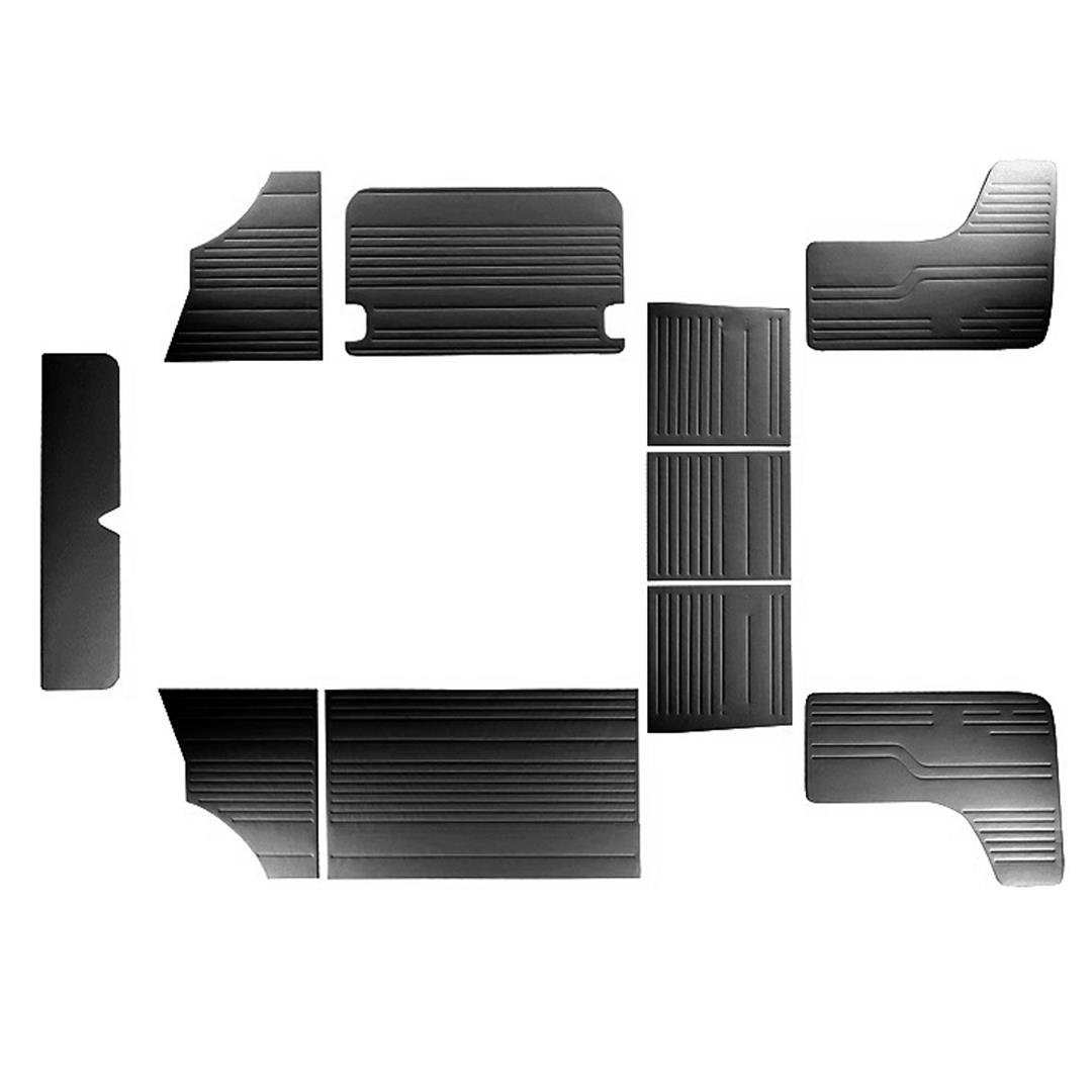 Black Door Panels With 10 Pieces (T2)