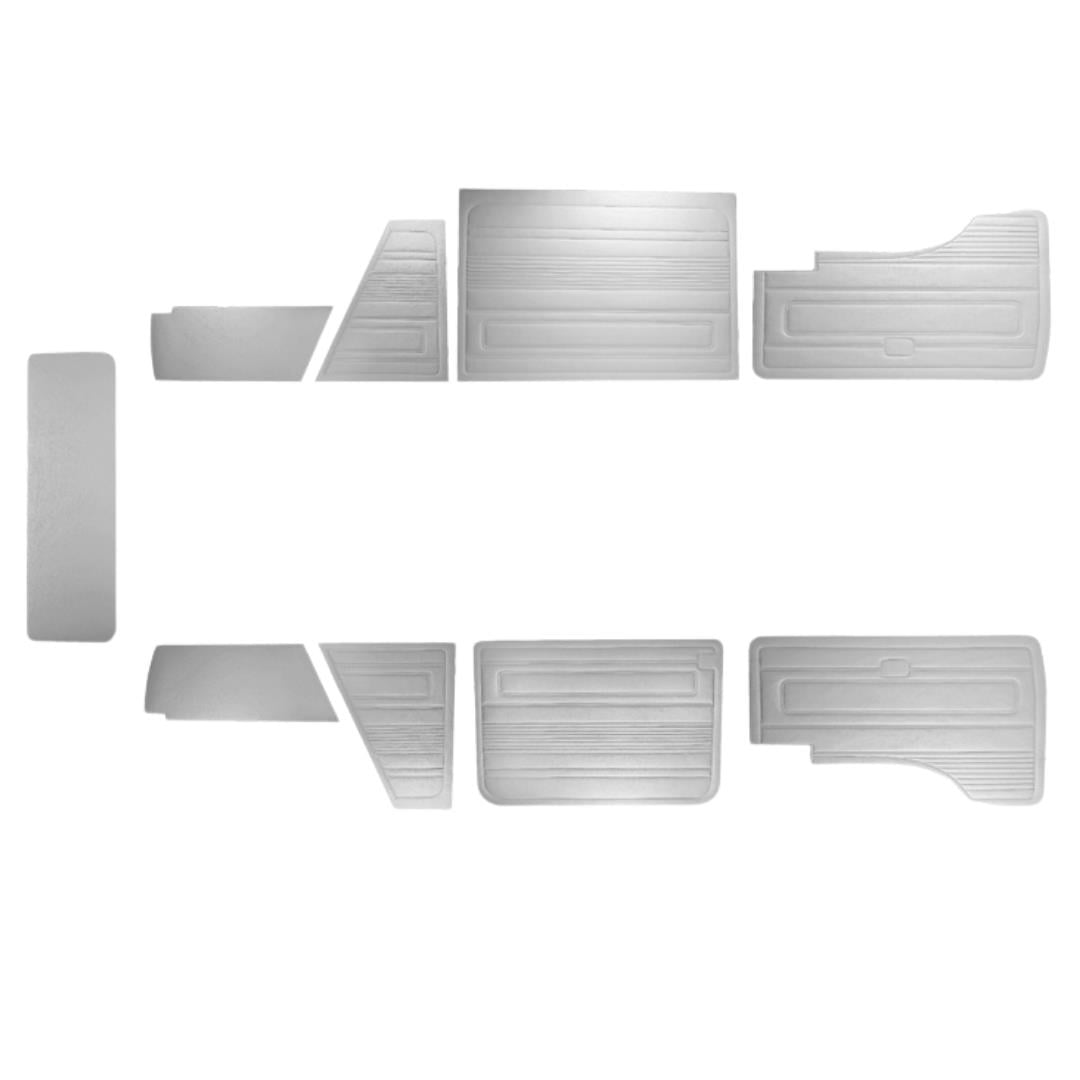 Door Panel Set With 9 Pieces White (T3)