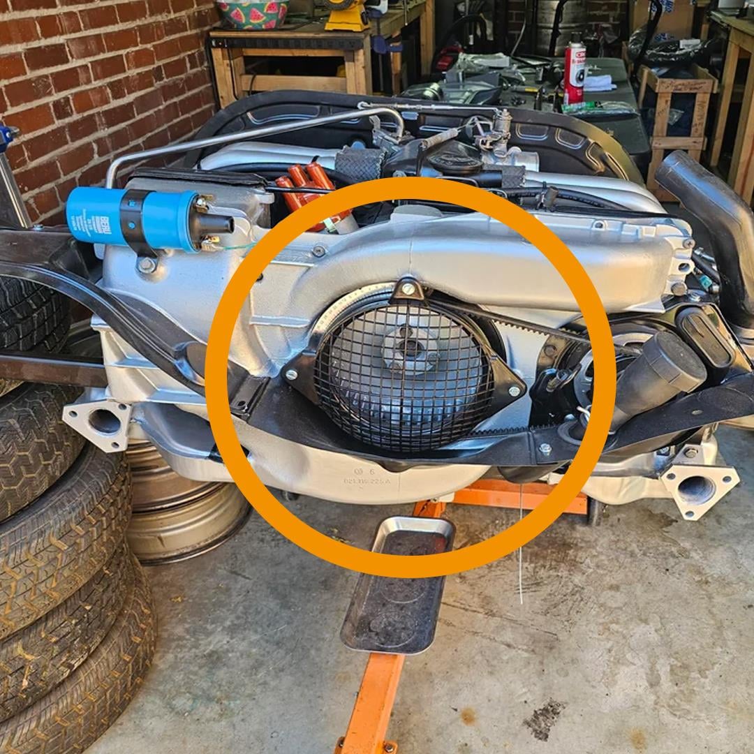 Alternator & Camshaft Pulley Set Red