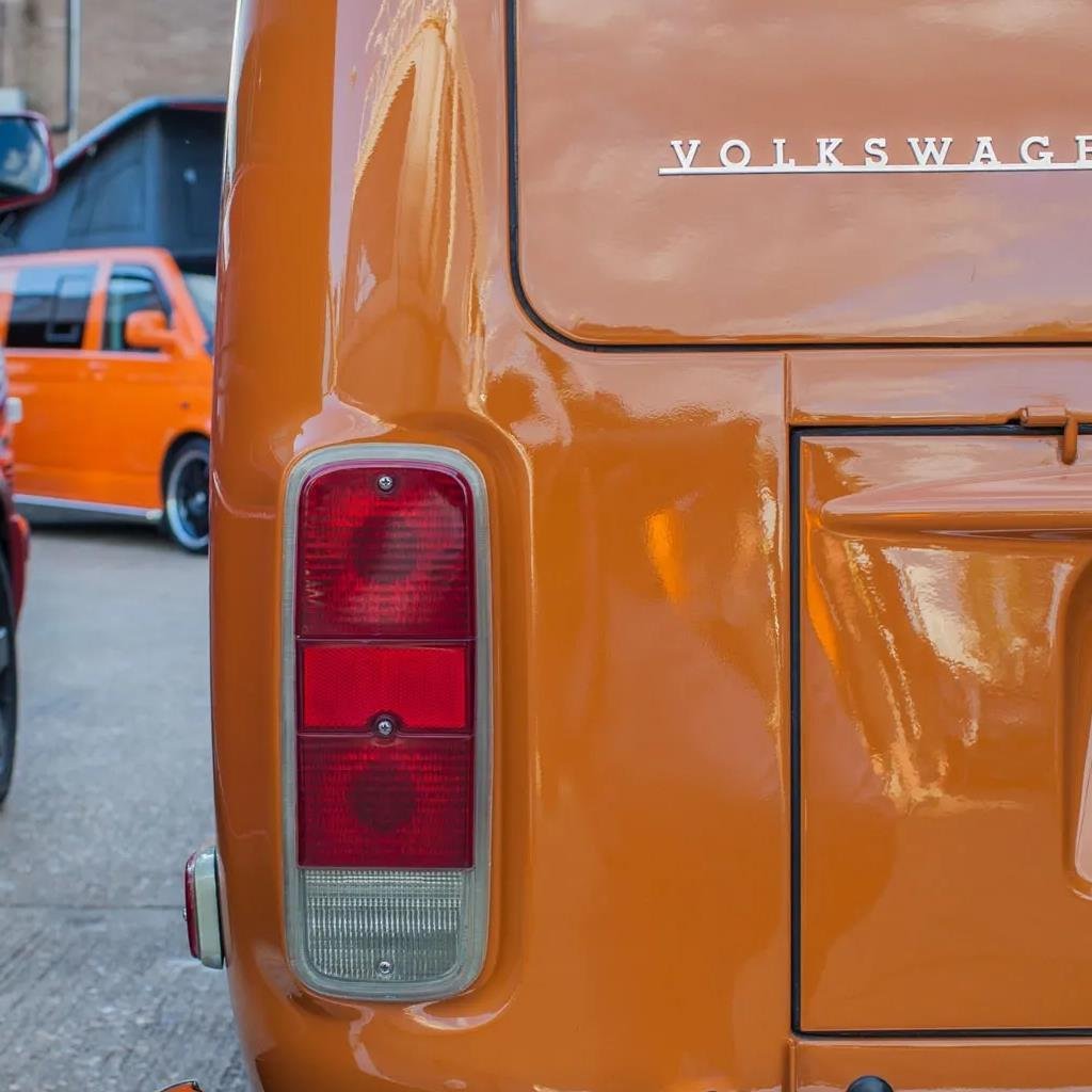 Rear Light Lens in Red and Yellow