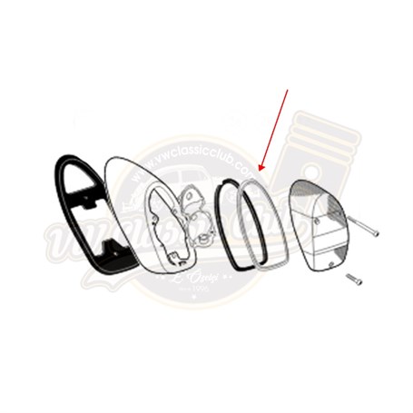 Rear Light Lens Chrome Trim