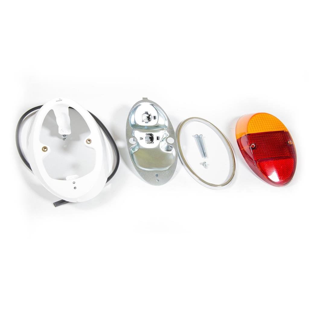 Complete Rear Light Right with Amber Clear and Red Lens (1200)