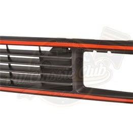 Front Grille, Rectangular Headlights, Badgeless With Red Trim Edge (T25 1980-1992)