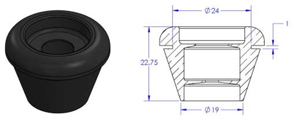 TURN SIGNAL SWITCH GROMMET