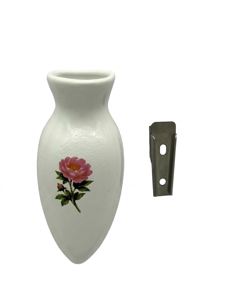 Ceramic Vase with Flower Pattern (1100-1200-1300-1302-1303-T1-T2-Karmann-Variant)