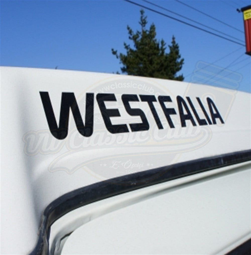Westfalia Etiket Ön Arka