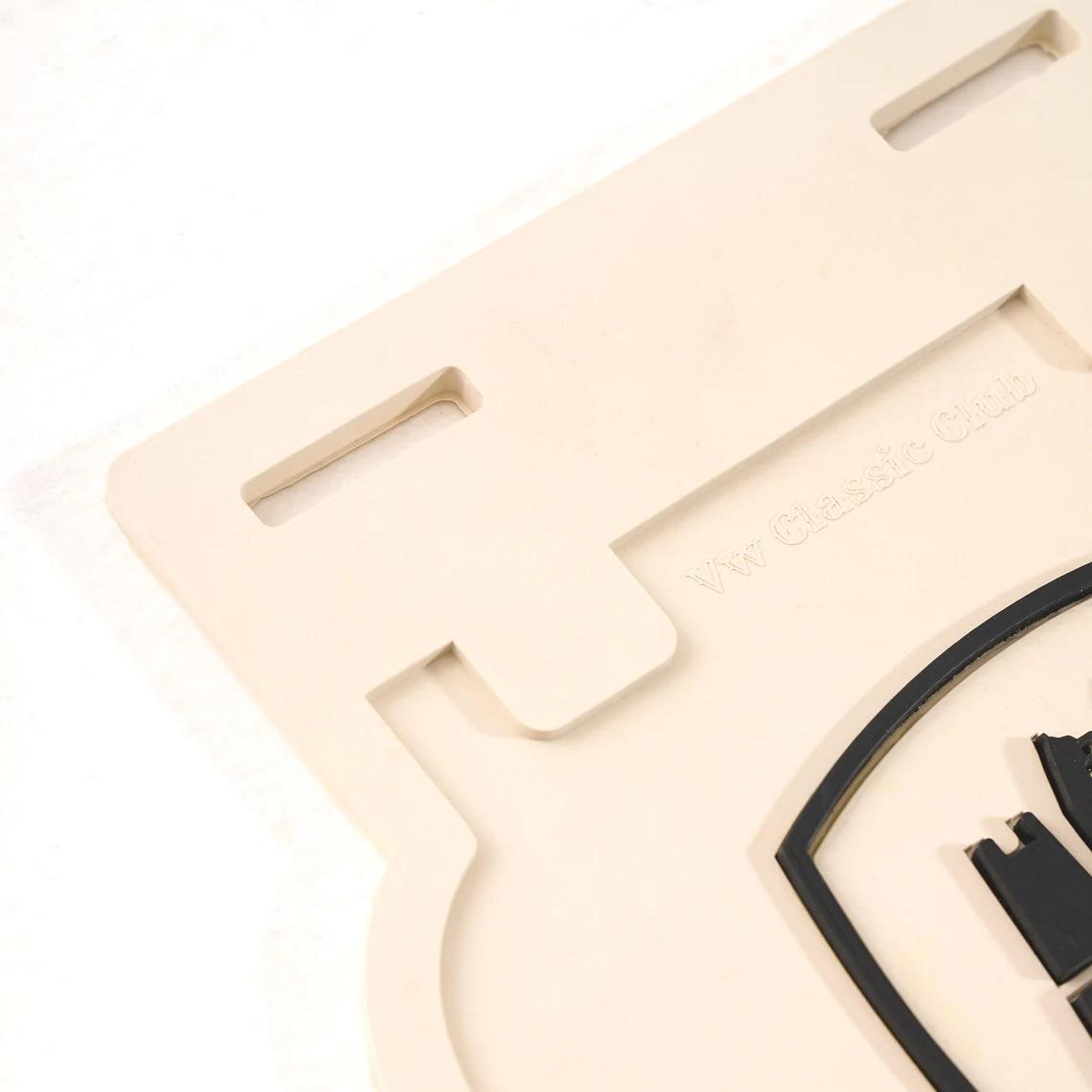 Mud Flaps With Wolfsburg Emblem White, (Set)