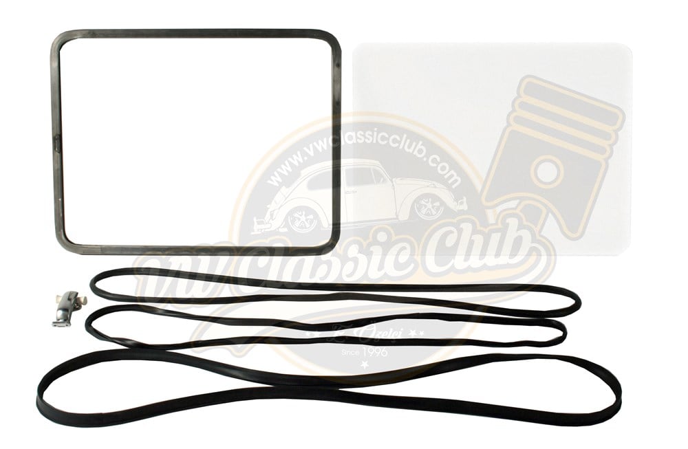 Yan Açılır Camı Komple Set Paslanmaz (T1)