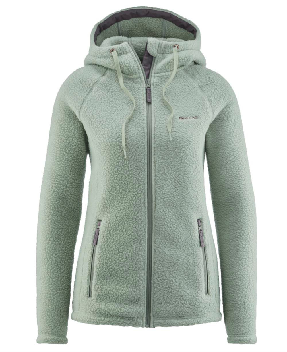 Wo Beru Fermuarlı Kapşonlu sweatshirt Deniz Mavi-Gri