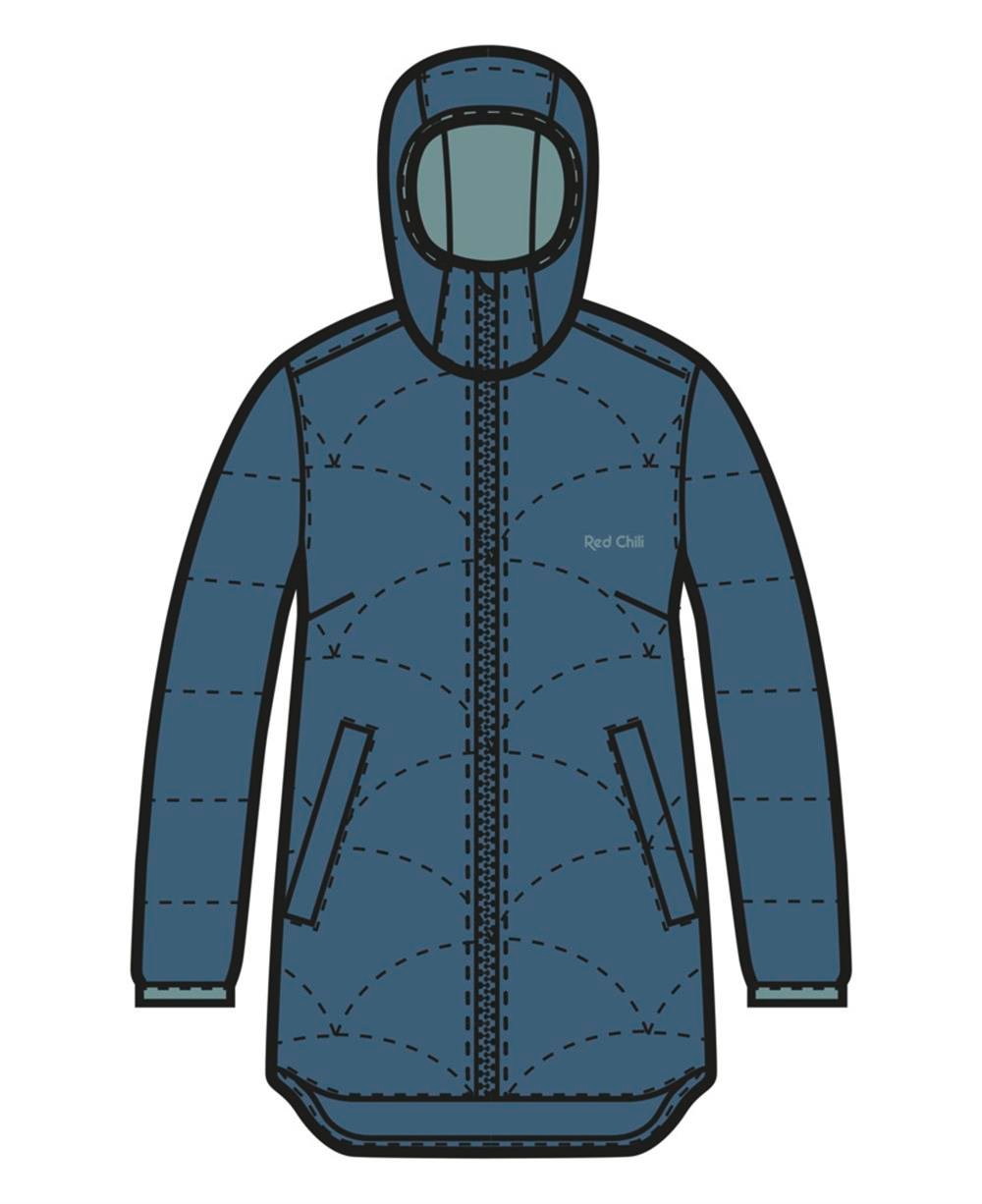 Wo Jarle Kapşonlu sweatshirt Mont Soluk Mavi