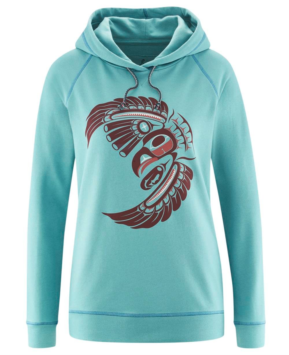 Wo Tecu Kapşonlu sweatshirt mineral Mavi