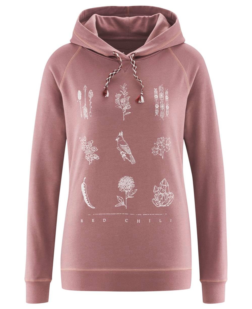 Wo Tecu Kapşonlu sweatshirt mor