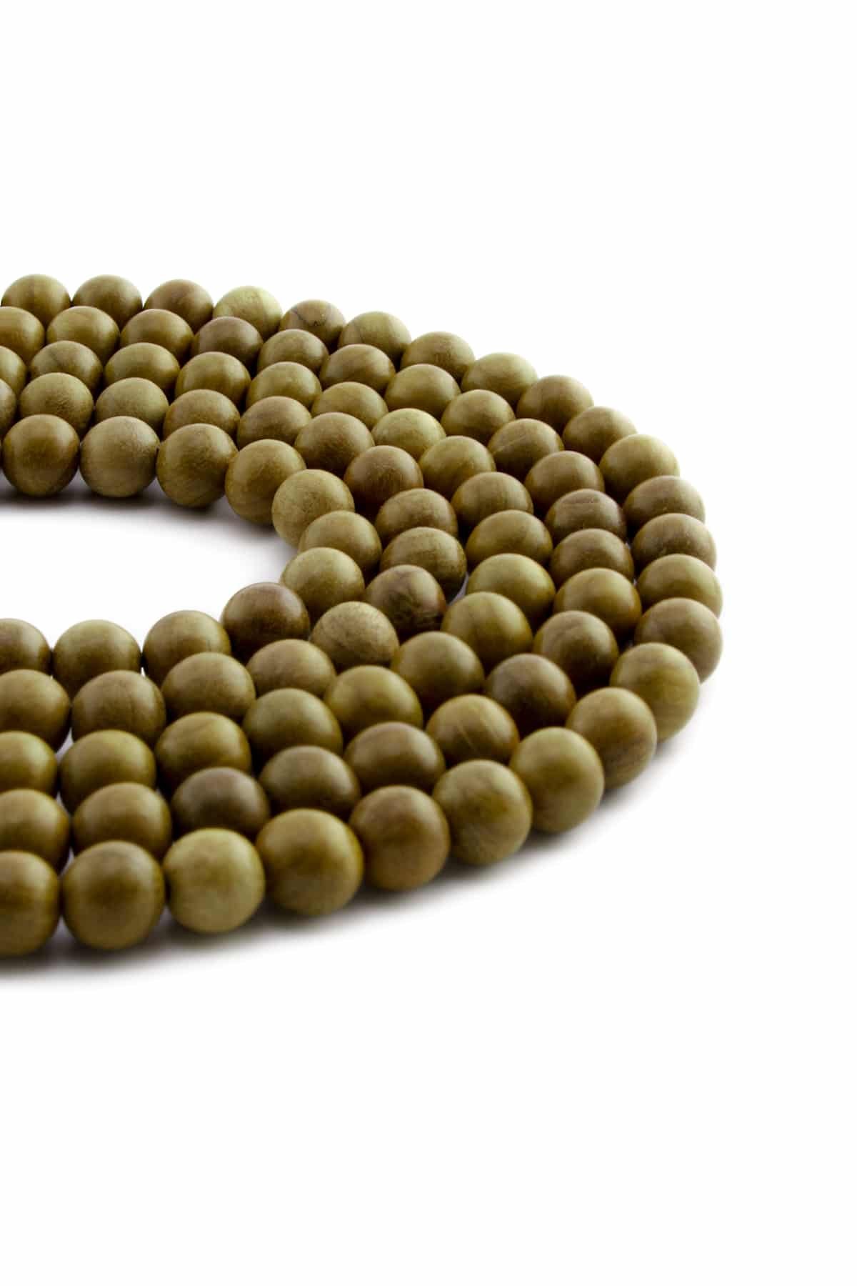 Tree Natural Stone Globe Cut 8mm String Of Beads