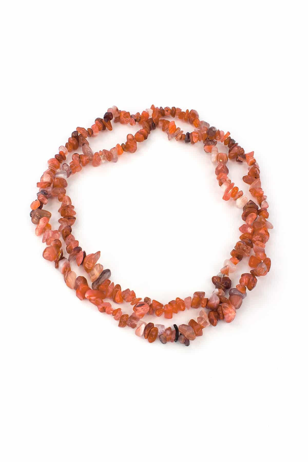 Akik Kırık Taş Orta Boy Parlak 5x8mm Doğal Taş Dizi