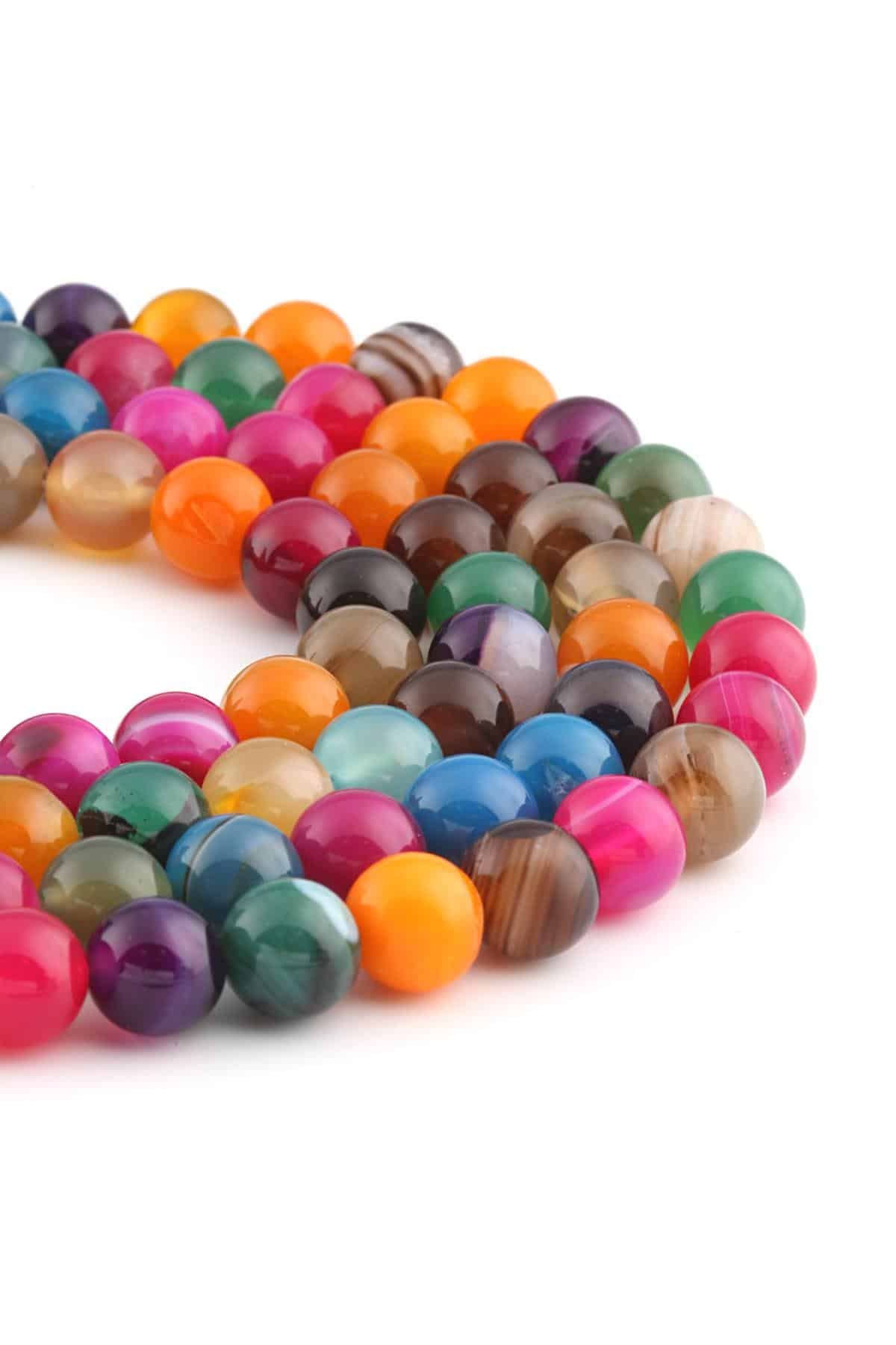 Agate Natural Stone Globe Cut