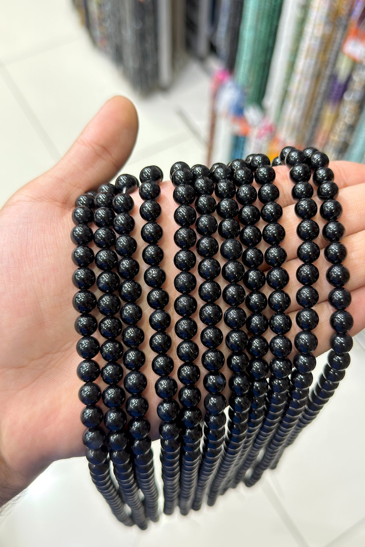 Madagascar Agate Natural Stone Globe Cut 8mm String Of Beads