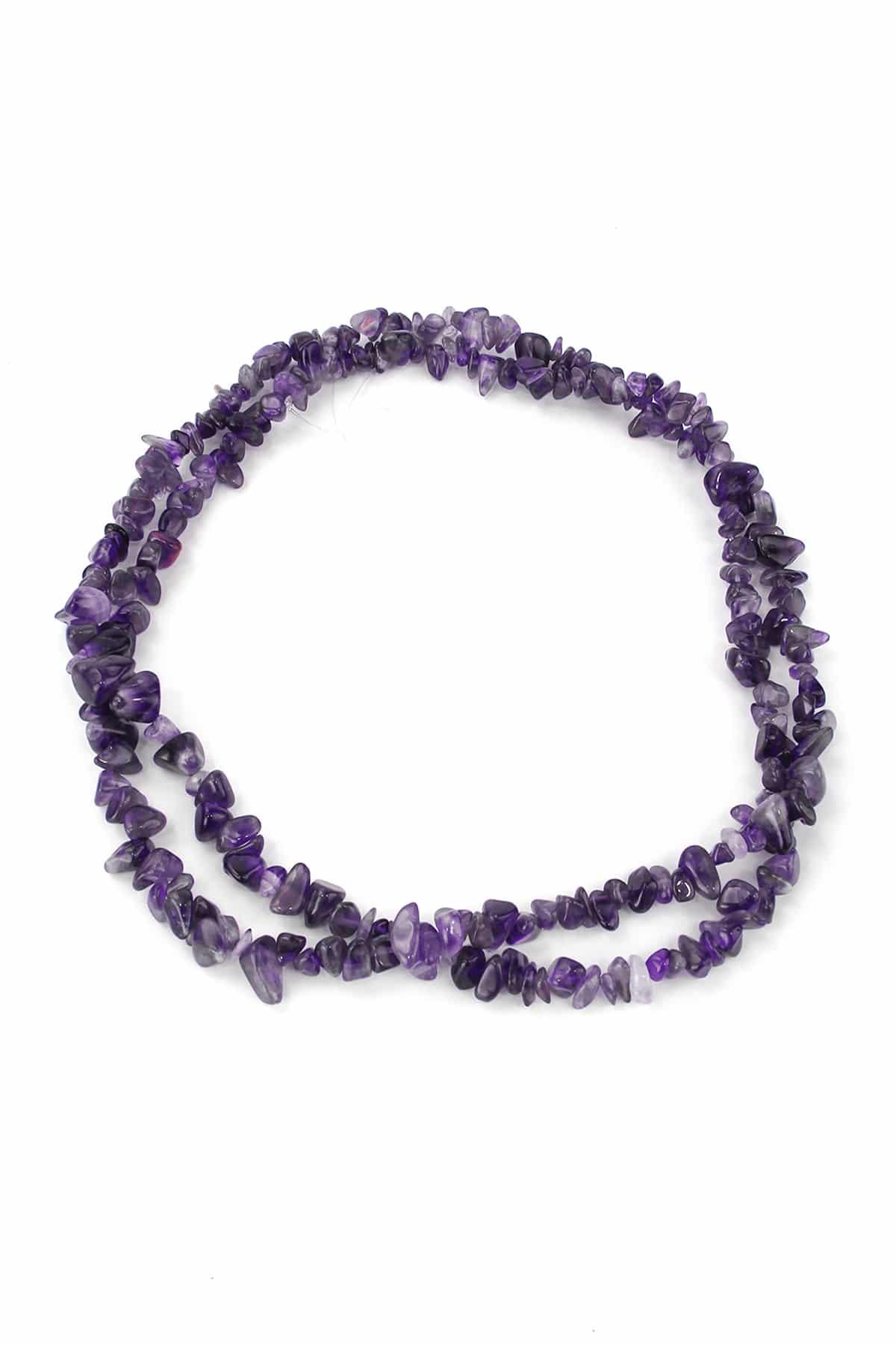 Amethyst Natural Broken Stone String Of Beads [AA]