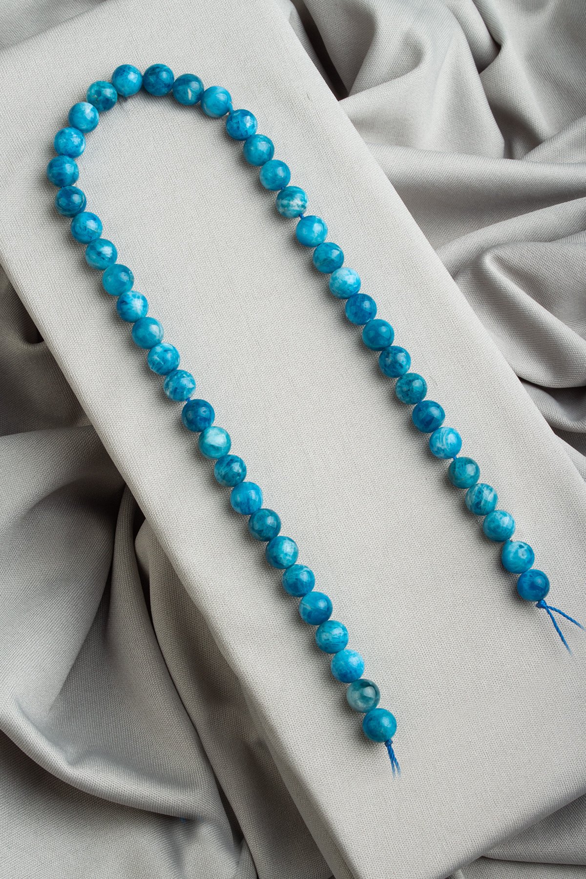 Apatit Doğal Taş Küre Kesim 8mm Dizi