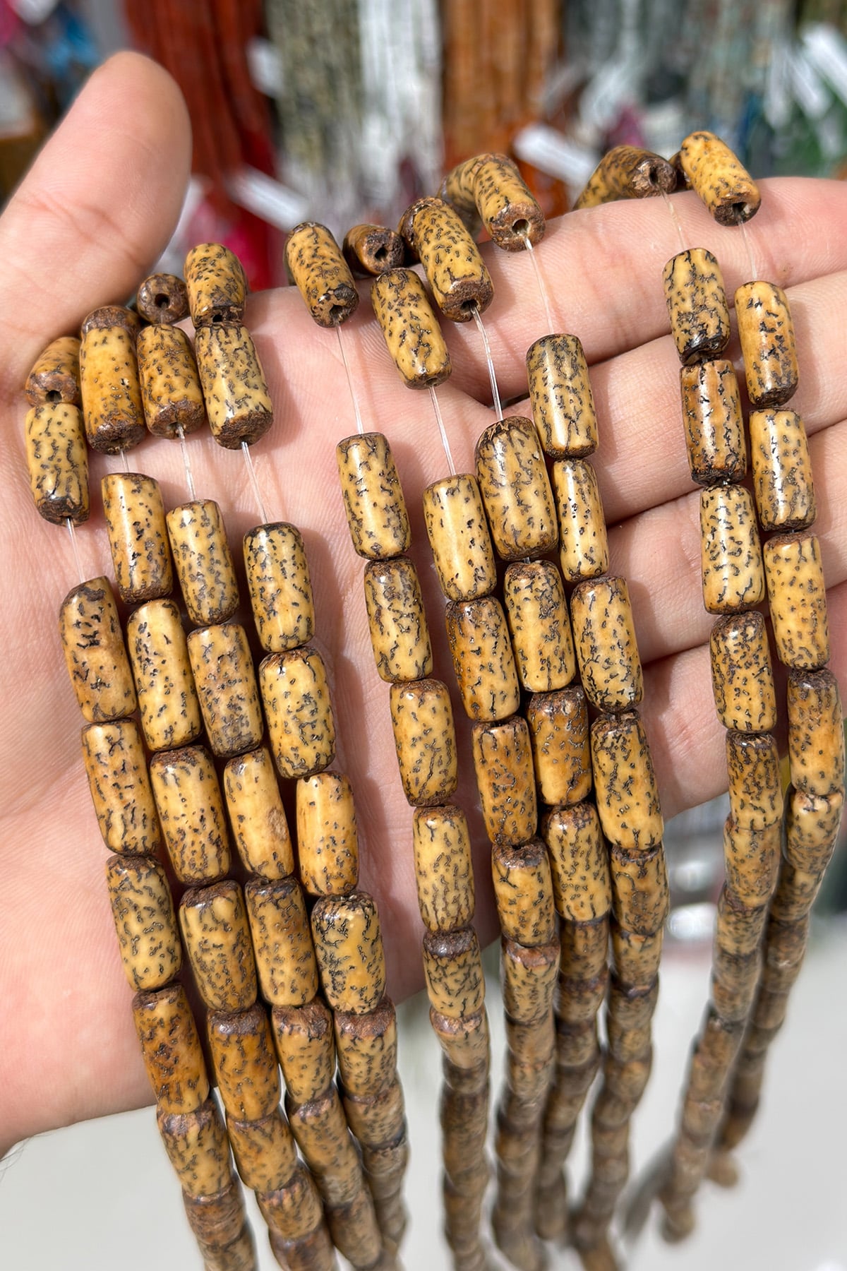 Bodhi Ağacı Silindir Kesim 18x7mm Dizi