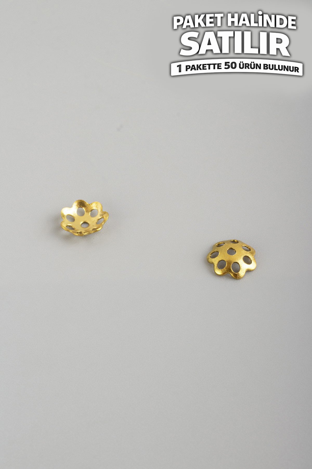 Çelik Aparat Altın 5x1mm 50 PCS