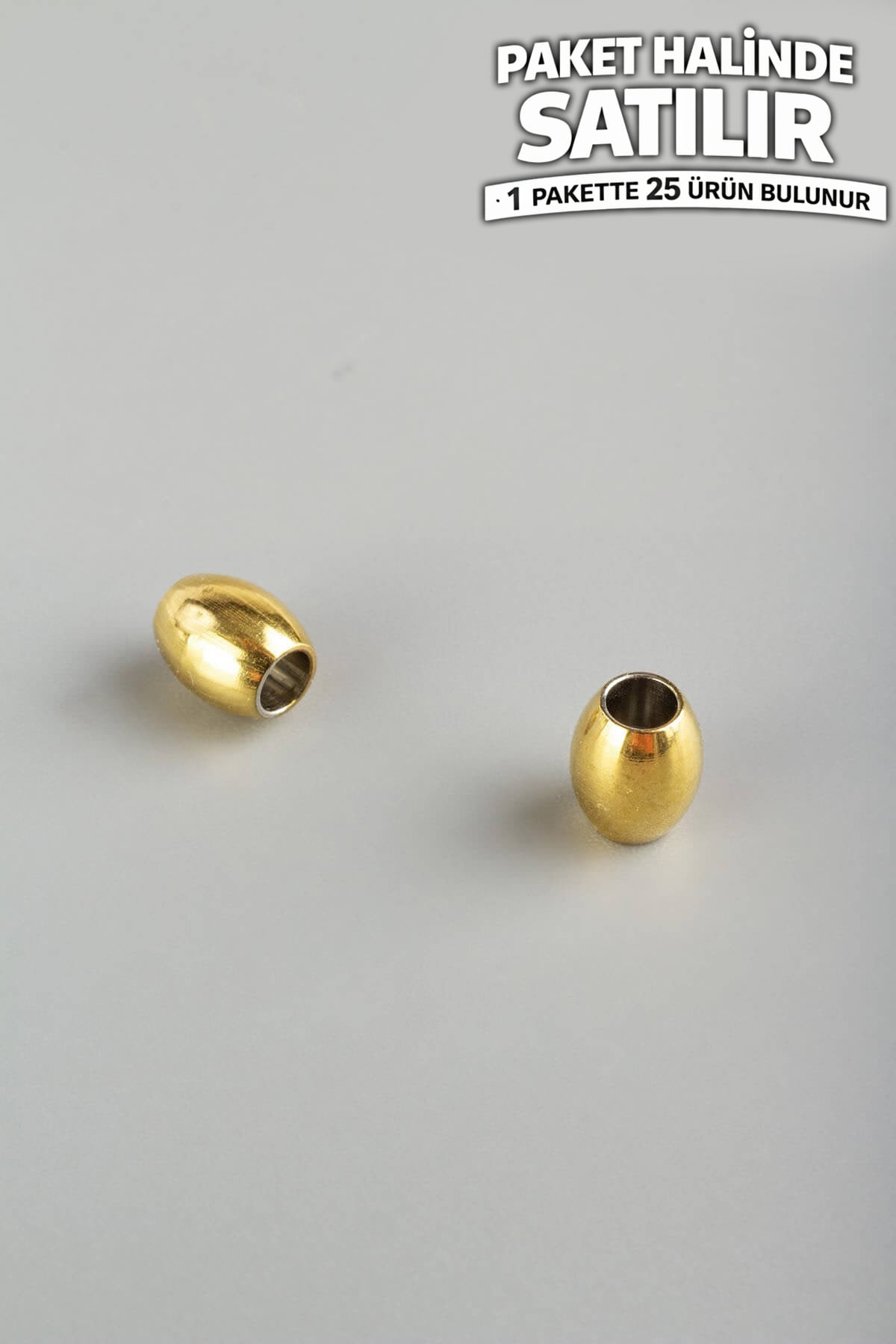 Çelik Aparat Altın Arpa Kesim 4x6mm 25 PCS