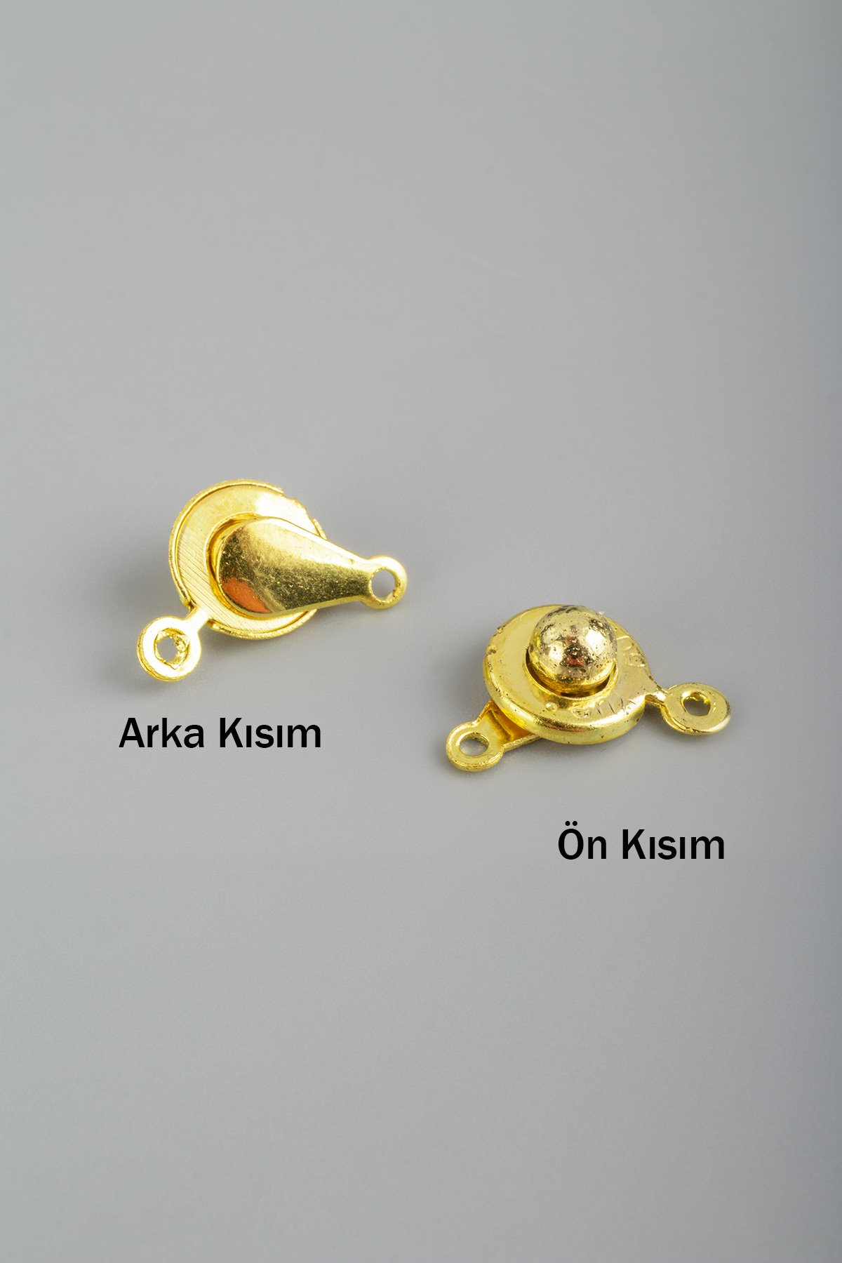 Çelik Aparat Altın Küre Ve Halka Kilit Sistemi 100 PCS
