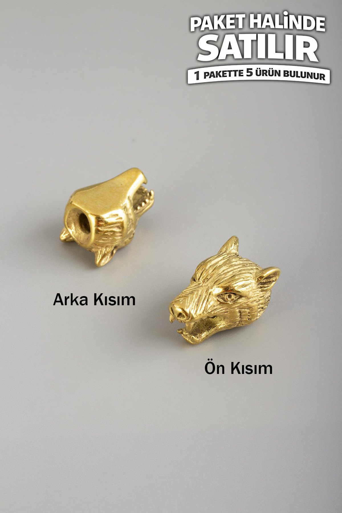 Çelik Ara Aparat Altın 10x11x15mm 5 PCS