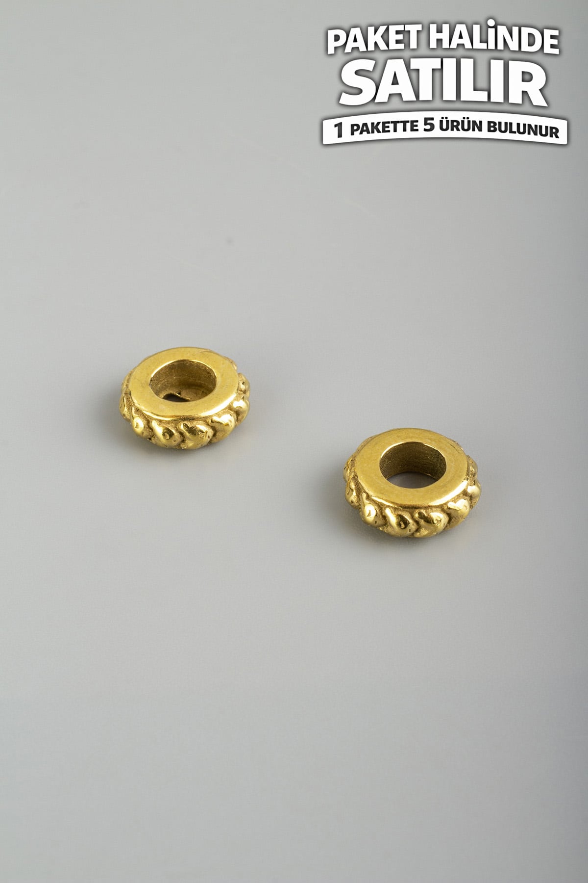 Çelik Ara Aparat Altın 10x3mm 5 PCS