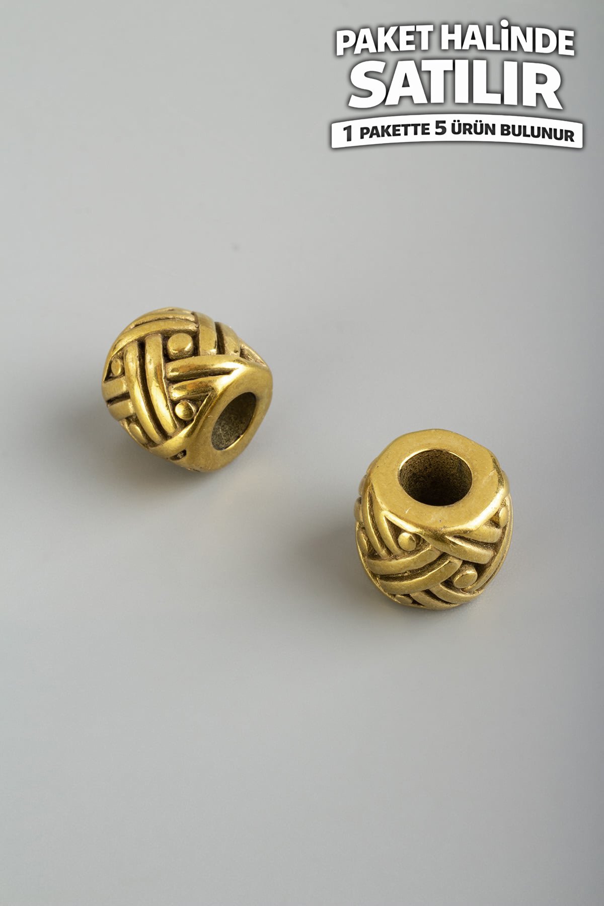Çelik Ara Aparat Altın 12x12mm 5 PCS