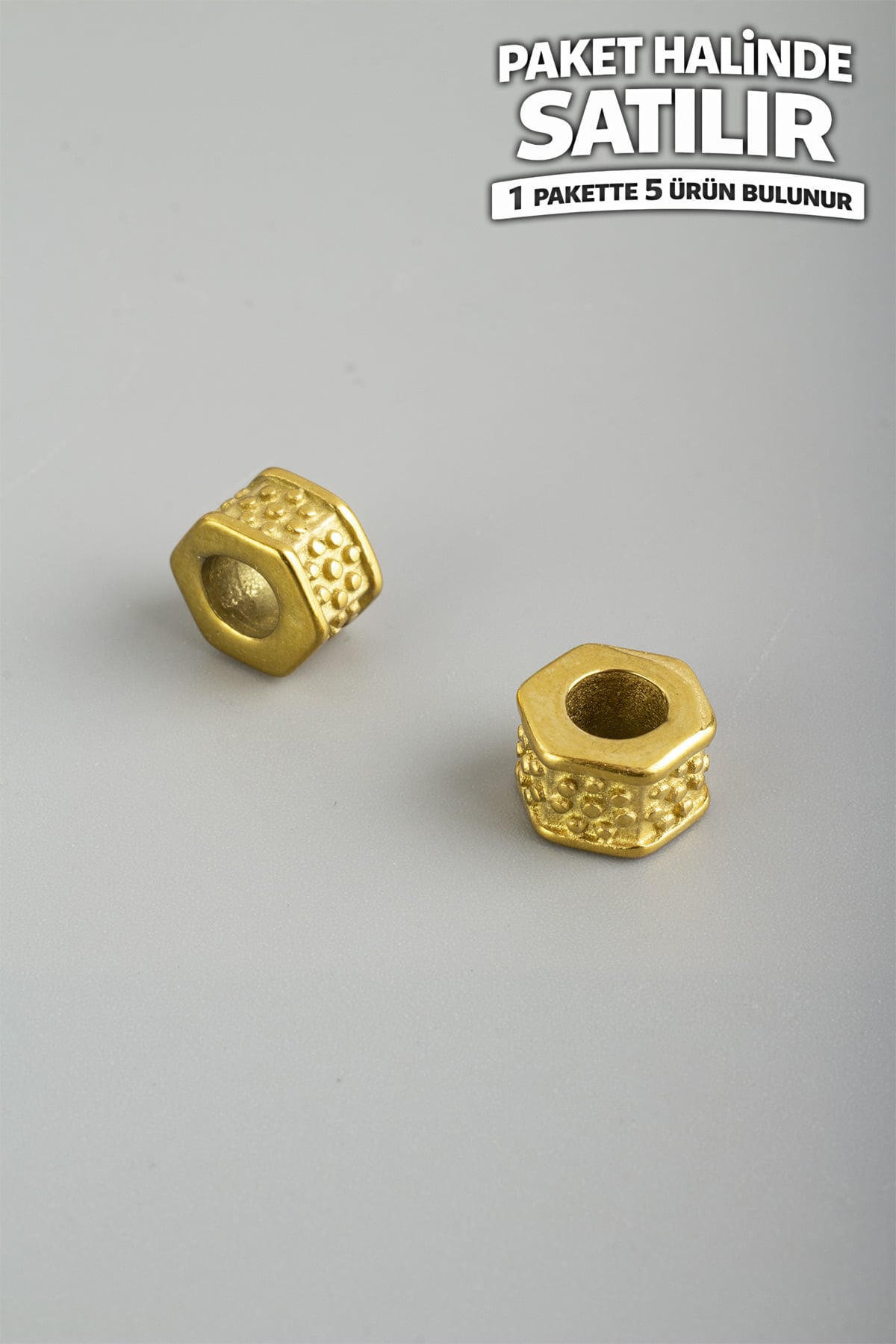 Çelik Ara Aparat Altın 7x9mm 5 PCS